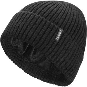 Ocatoma Warm Knit Cuffed Beanie Hat for Men Women Soft Winter Ski Toque Gift